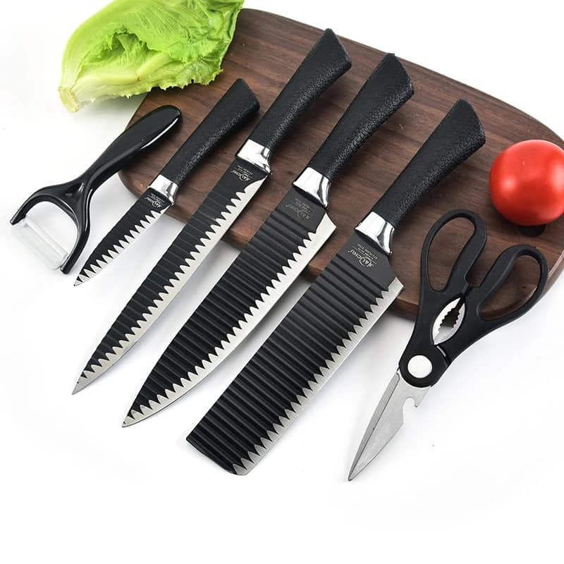6Pcs Kitchen Knife Set