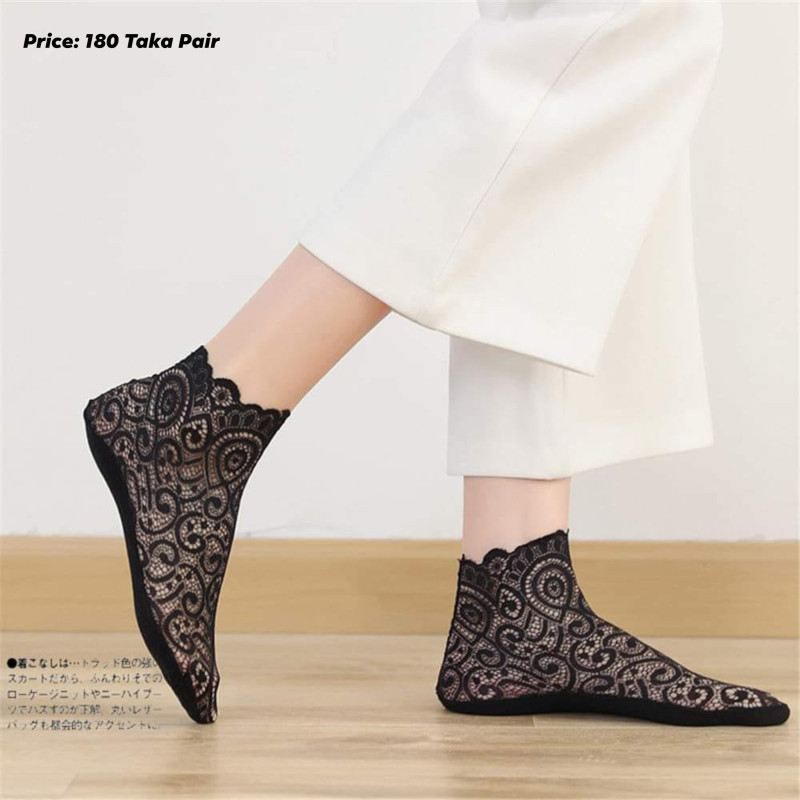 Ladies Lace  Socks