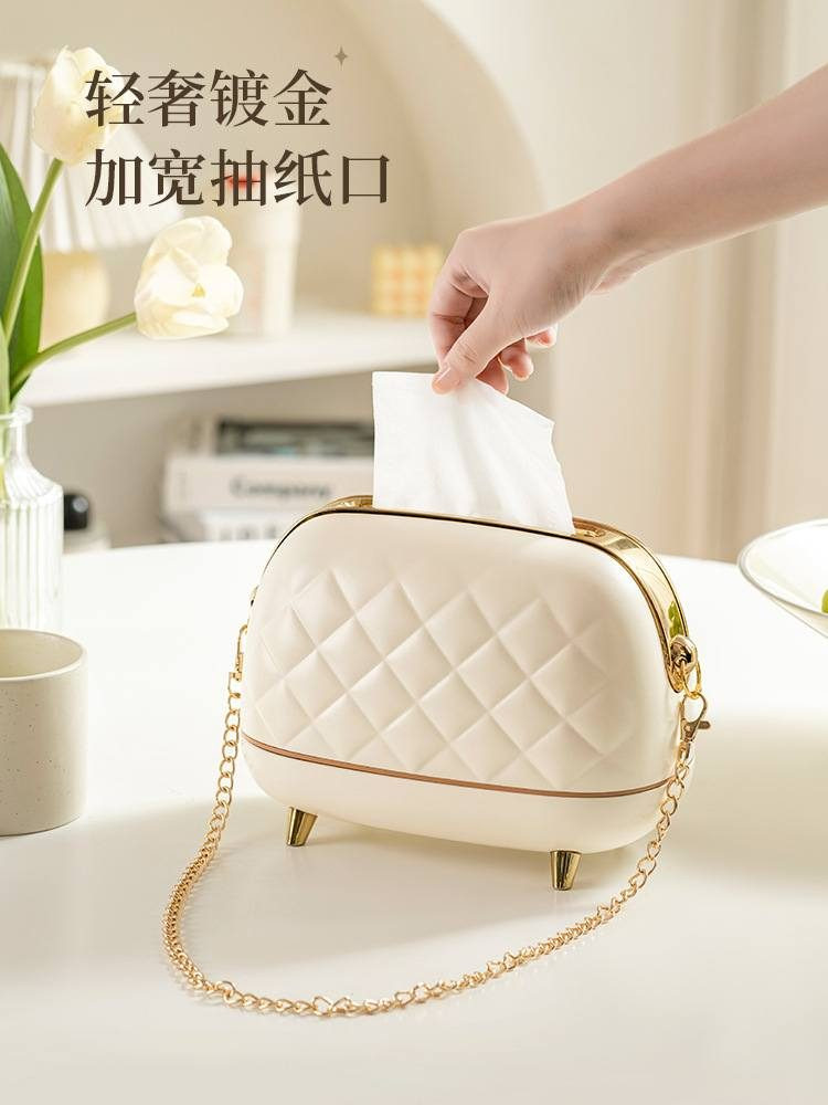 Hand Bag Style Elegance Plastic Tissue Case