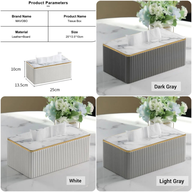 Korean Creative Vertical Pattern Tissue Box
