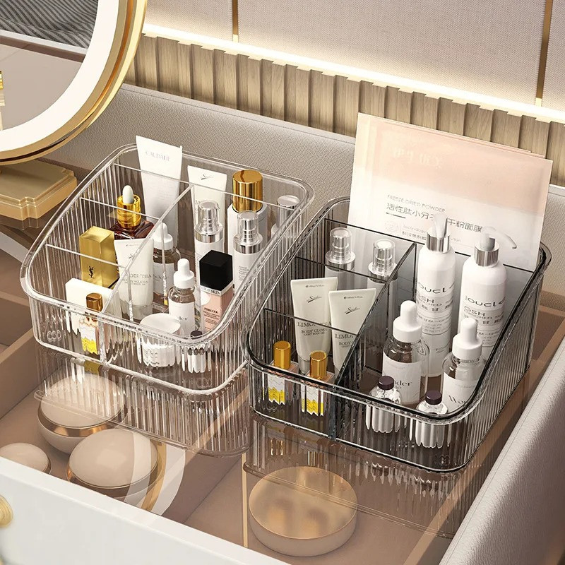 Transparent 5-Grid Storage Box