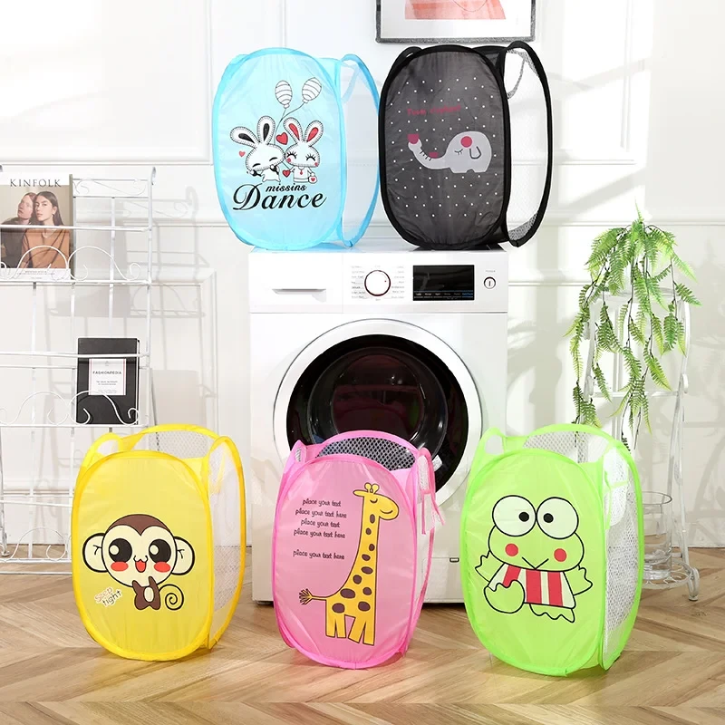 Dirty Clothes Folding Storage Basket Household Childrens Toy Storage
