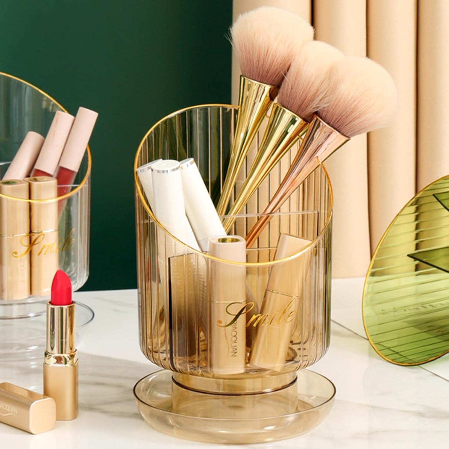 Rotating Makeup Brush Holder
